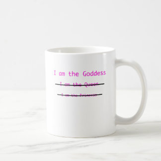 Göttin mit Linien Kaffeetasse