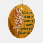Göttin-Motto Keramik Ornament (Rechts)