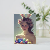 Göttin Ostara Postkarte (Stehend Vorderseite)