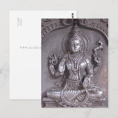 Göttin Postkarte (Vorne/Hinten)