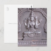 Göttin Postkarte (Vorne/Hinten)