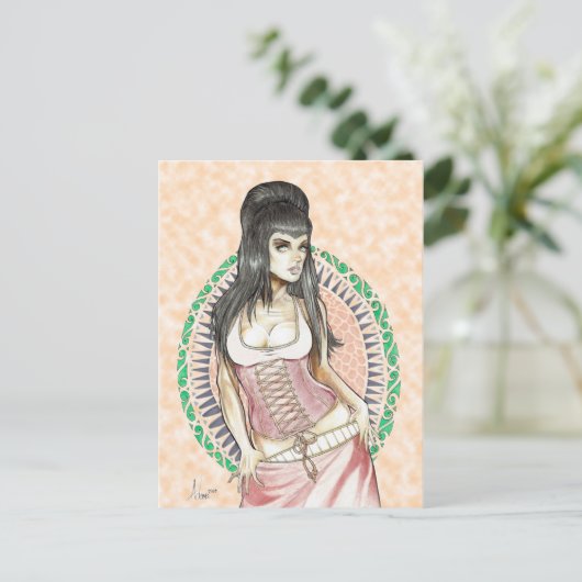 Göttin Postkarte (Stehend Vorderseite)