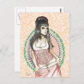 Göttin Postkarte (Vorne/Hinten)