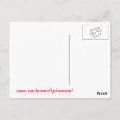 Göttin Postkarte (Rückseite)