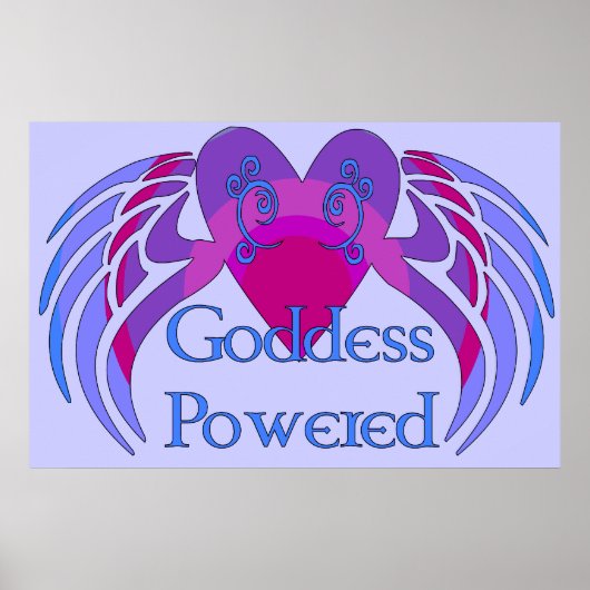 Göttin Powered Poster (Vorne)