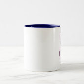 Göttin-Querstich Zweifarbige Tasse (Mittel)