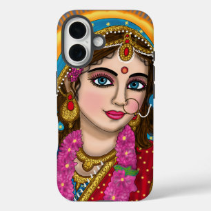 Göttin Radha-Handyabdeckung iPhone 16 Hülle
