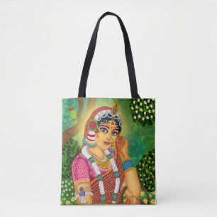 Göttin Radha-Tragetasche Tasche