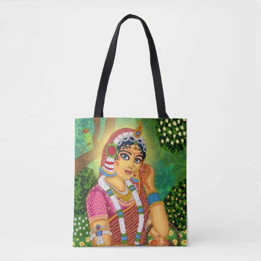 Göttin Radha-Tragetasche Tasche (Vorderseite)