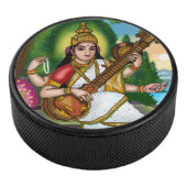 Göttin Saraswati Eishockey Puck (3/4)