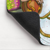 Göttin Saraswati-Mauspad Mousepad (Ecke)