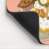 Göttin Saraswati-Mauspad Mousepad (Ecke)