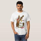 Göttin Saraswati T-Shirt (Vorne ganz)