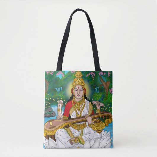 Göttin Saraswati-Tasche Tasche (Vorderseite)