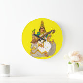 Göttin Saraswati Wanduhr (Zuhause)