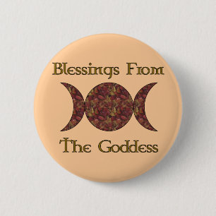 Göttin-Segen Button