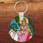 Göttin Shailputri Schlüsselanhänger (Vorderseite)