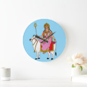 Göttin Shailputri Wanduhr (Zuhause)