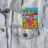 Göttin Skandamata Knopf Button (Insitu)