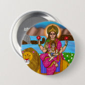 Göttin Skandamata Knopf Button (Vorne & Hinten)