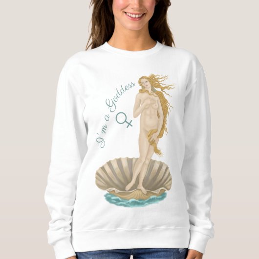 Göttin Sweatshirt (Vorderseite)
