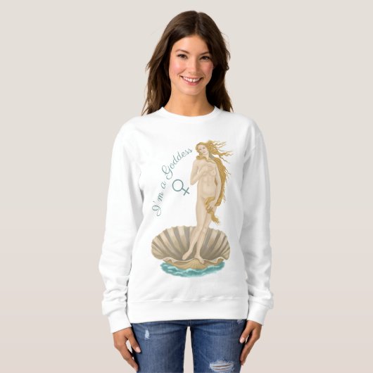Göttin Sweatshirt (Vorne ganz)