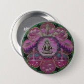 Göttin-Tara-Mandala Button (Vorne & Hinten)