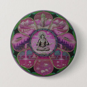 Göttin-Tara-Mandala Button