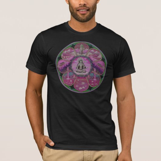 Göttin-Tara-Mandala T-Shirt (Vorderseite)