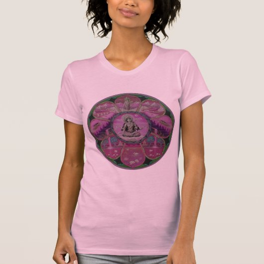 Göttin Tara Mandala T-Shirt (Vorderseite)