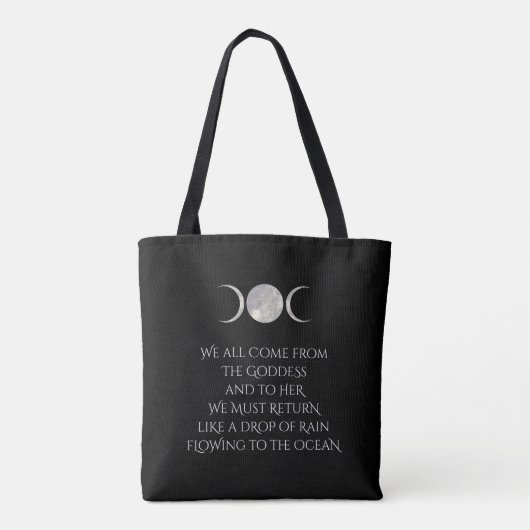 Göttin-Taschen-Tasche Tasche (Rückseite)