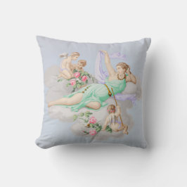 Göttin und Cherubs Kissen