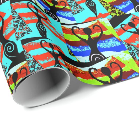 GÖTTIN-VERPACKUNG GESCHENKPAPIER (Rolleneckpunkt)