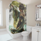 Göttin verzaubern durch magischen Wasserfall Duschvorhang (Beispiel)