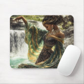 Göttin verzaubern durch magischen Wasserfall Mousepad (Mit Mouse)