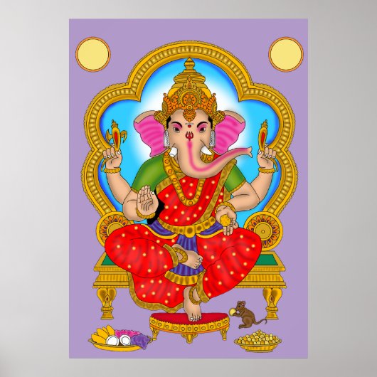 Göttin Vinayaki Poster (Vorne)