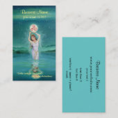 Göttin-Visitenkarte/keltische Dame von See Visitenkarte (Vorne/Hinten)