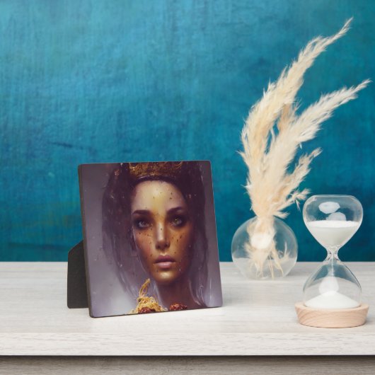 Göttin von Spaghetti und Fleischbällchen Fotoplatte (InSitu)