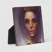 Göttin von Spaghetti und Fleischbällchen Fotoplatte (Vorderseite)