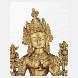 Göttin-Yoga-Tibet-Kunst-Frieden Taras Buddha Fleecedecke