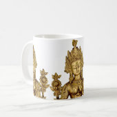 Göttin-Yoga-Tibet-Kunst-Frieden Taras Buddha Kaffeetasse (Vorderseite Links)