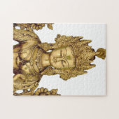 Göttin-Yoga-Tibet-Kunst-Frieden Taras Buddha Puzzle (Horizontal)