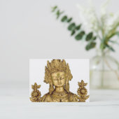 Göttin-Yoga-Tibet-Kunst-Frieden Taras Buddha Visitenkarte (Stehend Vorderseite)