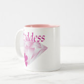 Göttin Zweifarbige Tasse (Vorderseite Links)