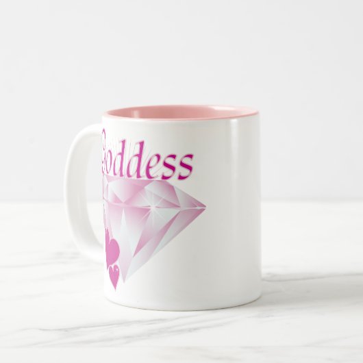 Göttin Zweifarbige Tasse (Vorderseite Links)