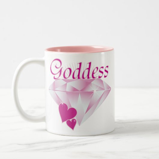 Göttin Zweifarbige Tasse (Links)