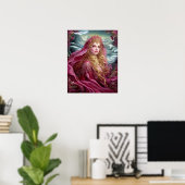 Göttinnen-Königin Fantasy-Kunstposter Poster (Heimbüro)