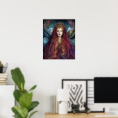 Göttinnen-Königin Fantasy-Kunstposter Poster (Heimbüro)