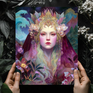 Göttinnen-Königin Fantasy-Wandkunst-Druck Poster