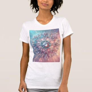 Göttinnen-Radiance-Mandala — Pastell-Kristallkrone T-Shirt